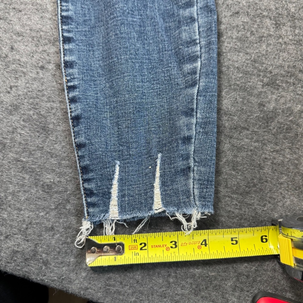 Pistola Women Skinny Jeans Size 26 Medium Wash Distressed Raw Hem P6730MTW-NFR - Picture 11 of 11